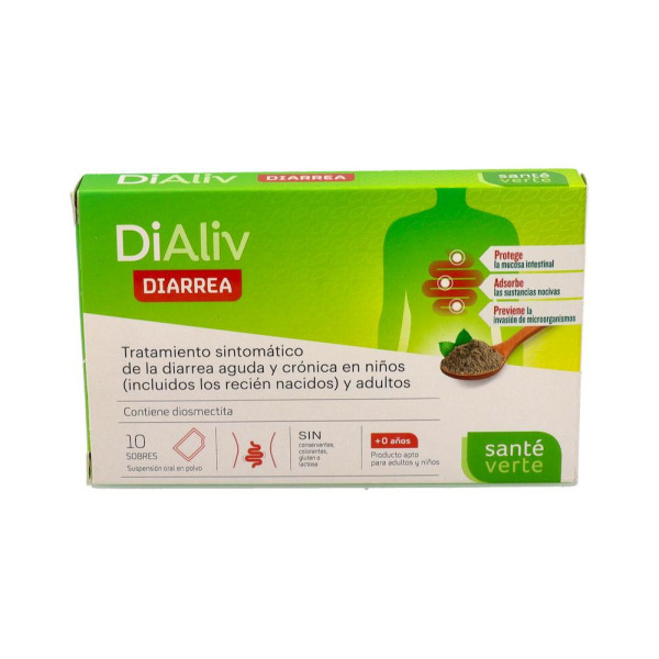 Sante Verte Dialiv Diarrea 10 Sobres