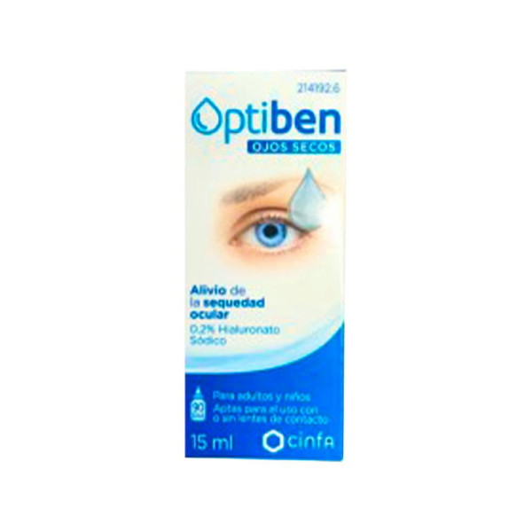 Optiben Ojos Secos Gotas 15Ml