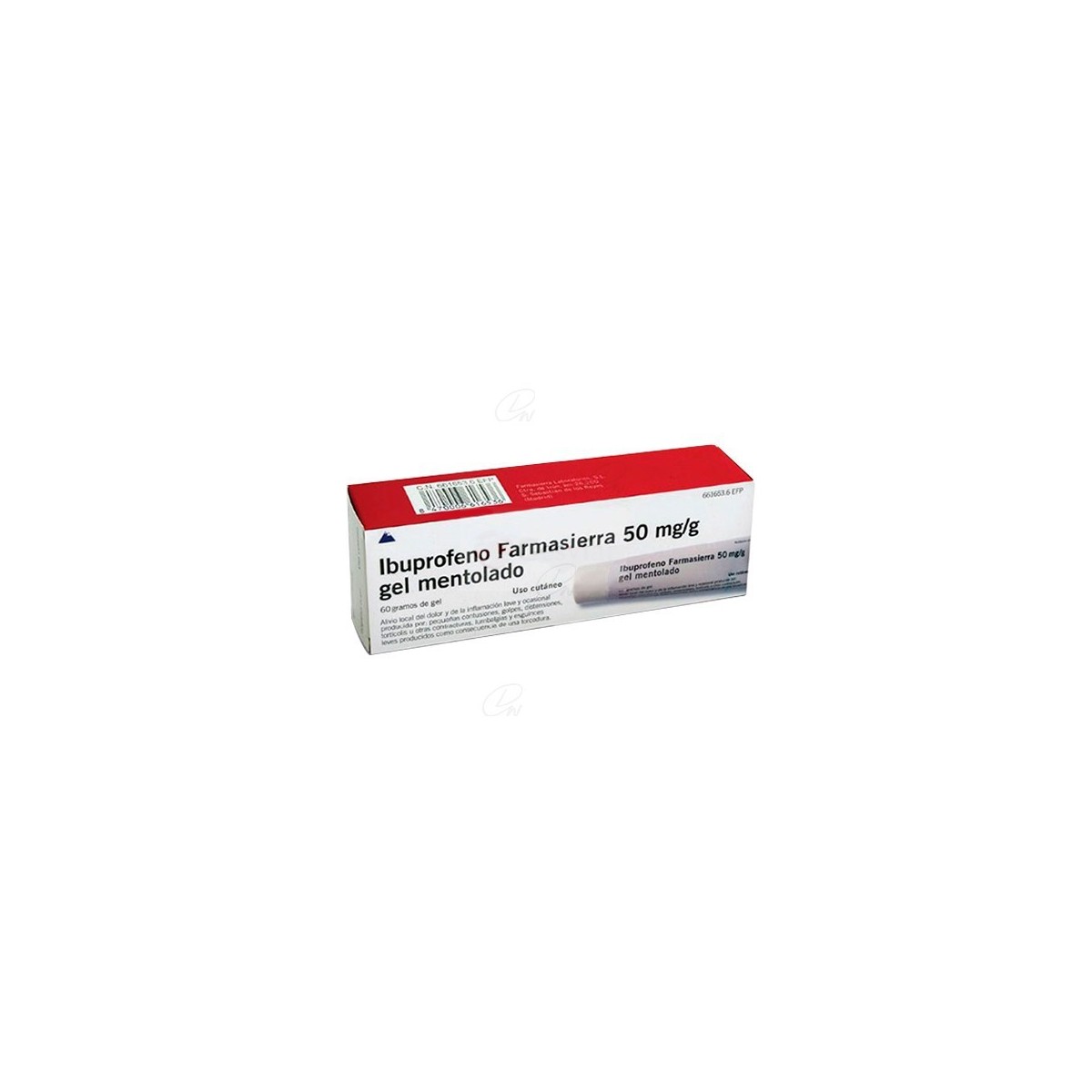 IBUPROFENO FARMASIERRA 50 mg/g GEL MENTOLADO, 1...
