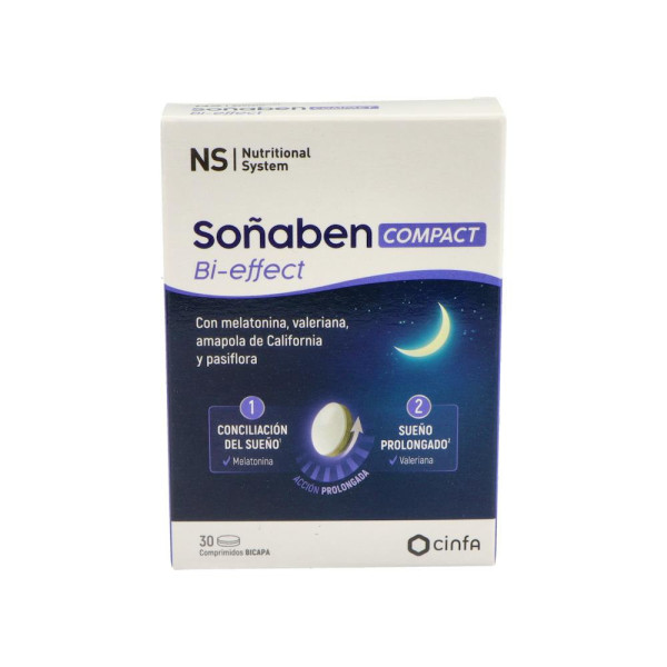 Ns Soaben Bi-Effect Melatonina 1,85 Mg 30 Comp