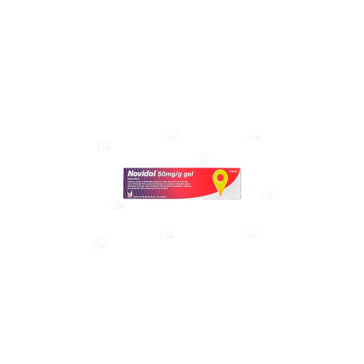 NOVIDOL 50 MG/G GEL TOPICO 1 TUBO 60 G