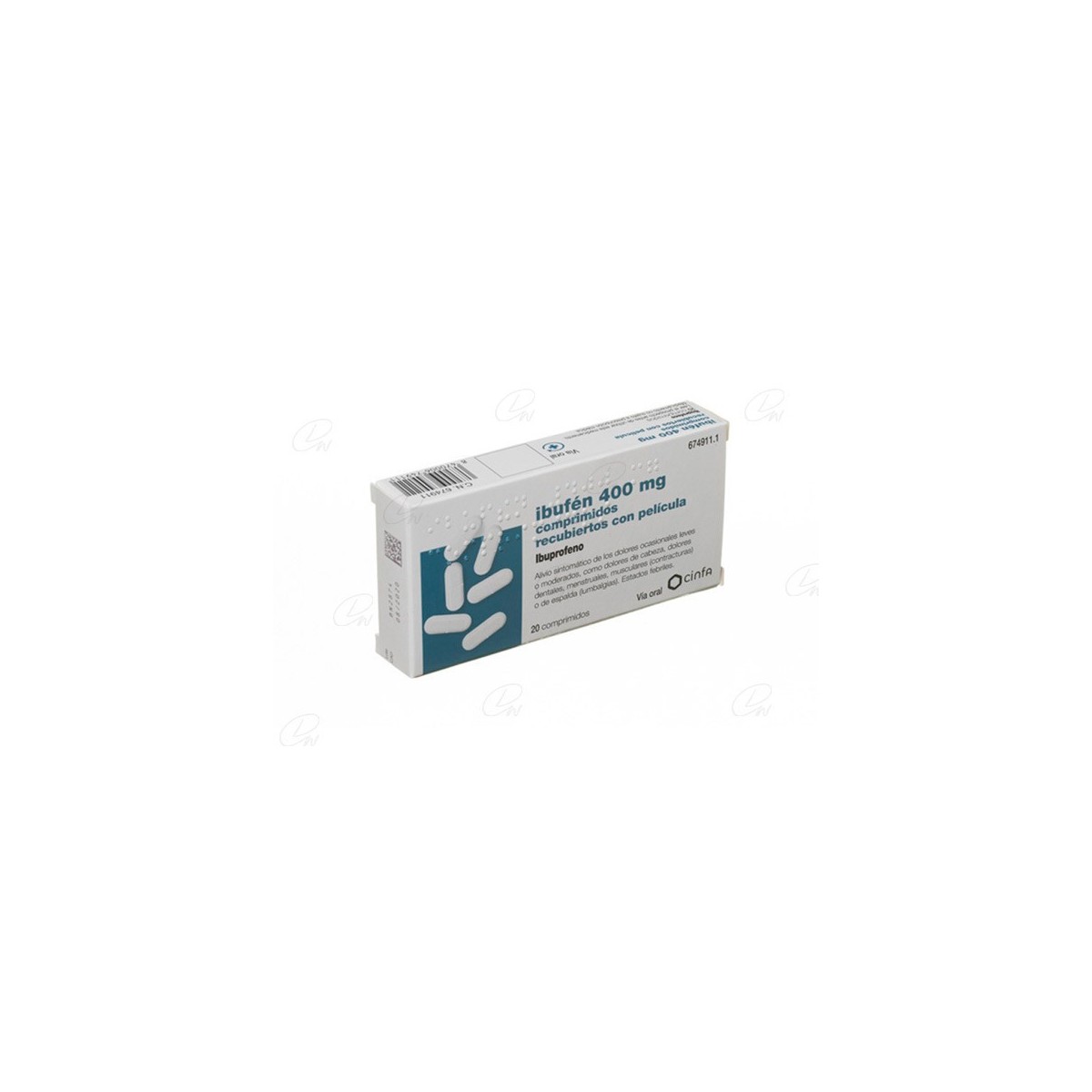IBUFEN  400mg COMPRIMIDOS RECUBIERTOS CON...